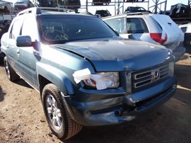 2007 HONDA RIDGELINE RTL SKY BLUE 3.5L AT 4WD A18912